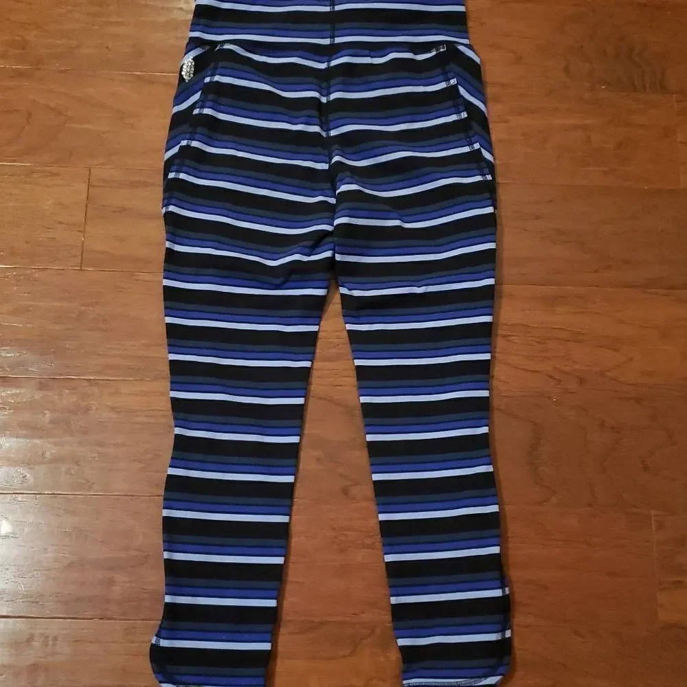 Free People Movement Womens Striped Infinity Cutout  Leggings‎ Size Medium